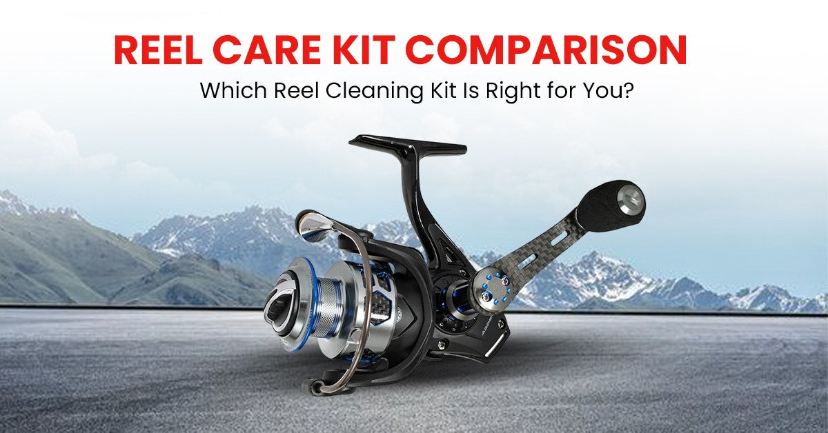 caring for fishing reels Reel Care Kit Complete Maintenance Set With Reel Oil, Grease, Spray, Swabs & Cloth Proper Care & Treatment Of