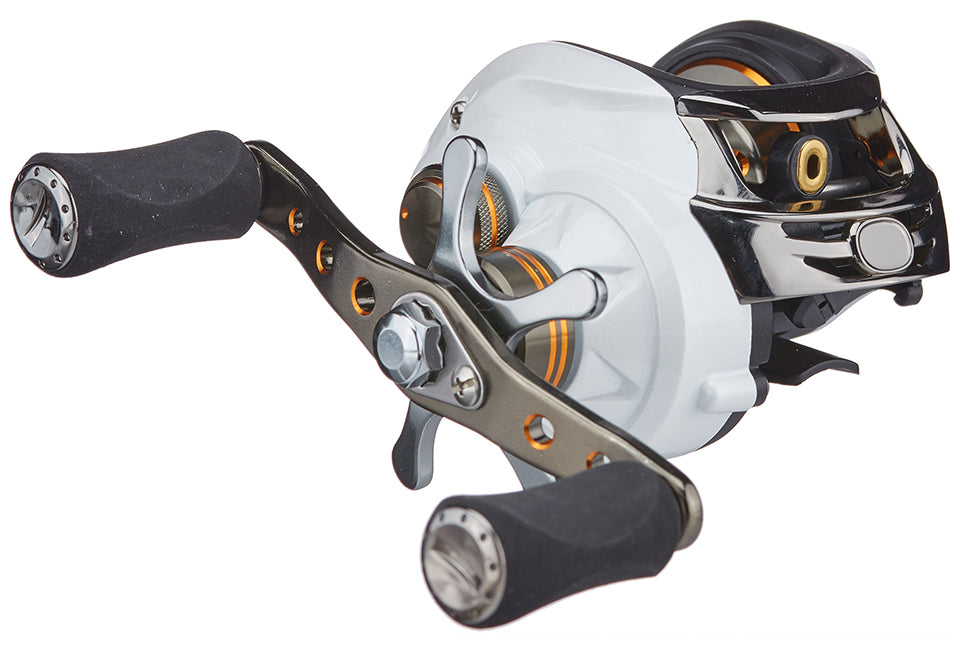 Black and white ARROW II BAITCASTER.