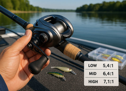 Fishing Reel Gear Ratio Explained Simply (High vs Low Speed & When to Use Each)