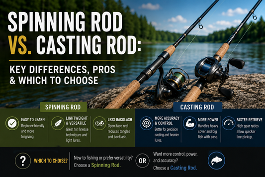 Spinning Rod vs. Casting Rod: Key Differences, Pros & Which to Choose