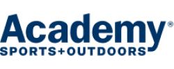 blue text on a white background, text in image: Academy SPORTS+OUTDOORS