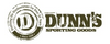 Green DUNNs sporting goods logo