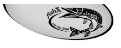 a logo with fish and black text: ASHX