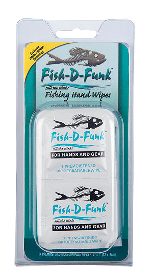 FISH D_FUNK WIPES IN CLAMSHELL pack